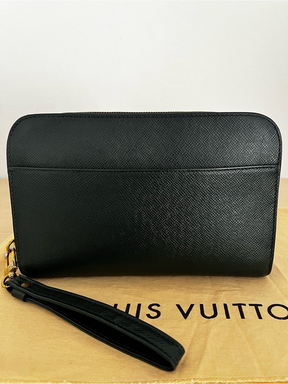 Louis Vuitton Taiga Epicea Green Travel Toiletry Daily Organizer Clutch 1995